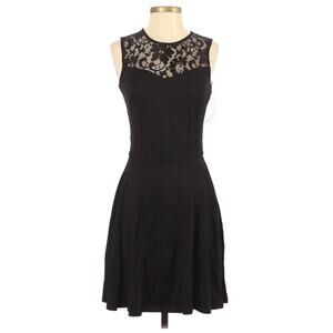 Heloise Sleeveless A-Line Lace Yoke Dress - Women's Small